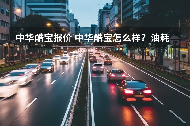中华酷宝报价 中华酷宝怎么样?油耗高吗?配置怎么样?