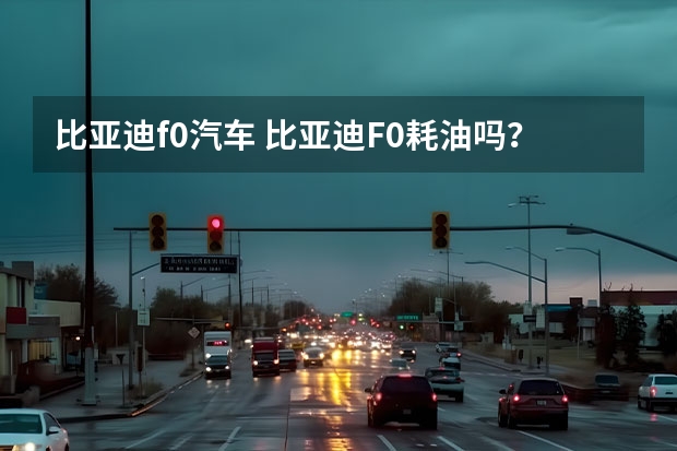 比亚迪f0汽车 比亚迪F0耗油吗？