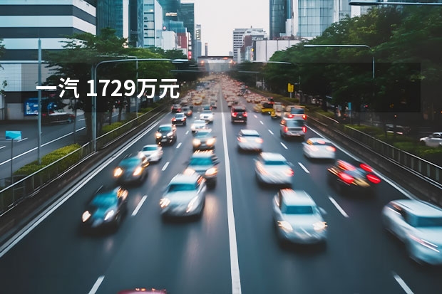 一汽 17.29万元