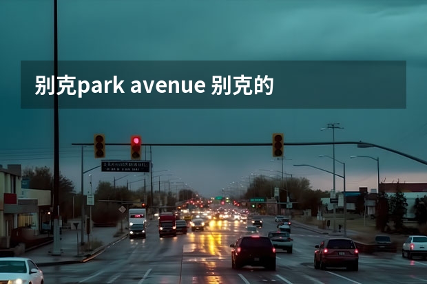 别克park avenue 别克的林荫大道是什么标志??