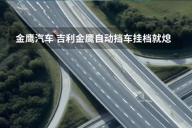 金鹰汽车 吉利金鹰自动挡车挂档就熄火是什么情况？