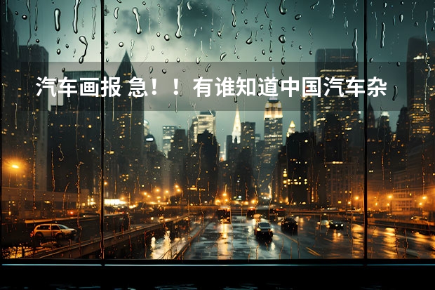 汽车画报 急！！有谁知道中国汽车杂志发行量排行前十名？