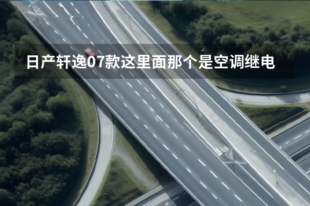 日产轩逸07款这里面那个是空调继电器的保险丝（07轩逸经典2.0大变速箱型号）