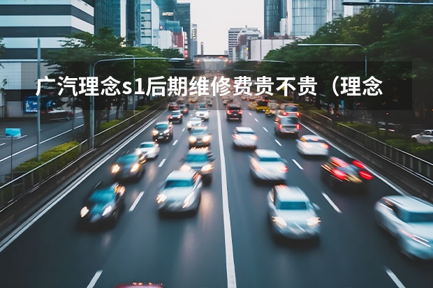 广汽理念s1后期维修费贵不贵(理念s1火花塞更换视频)