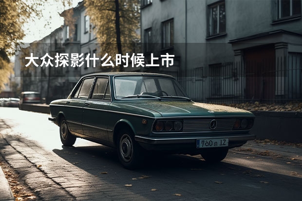 大众探影什么时候上市