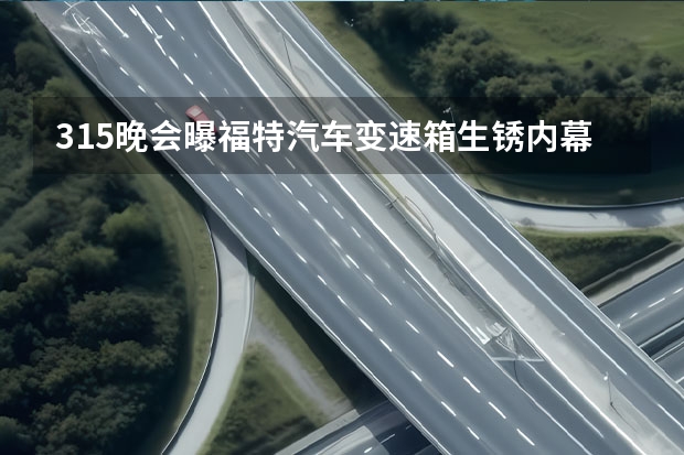 315晚会曝福特汽车变速箱生锈内幕，曝光此内幕会对公司造成什么影响？
