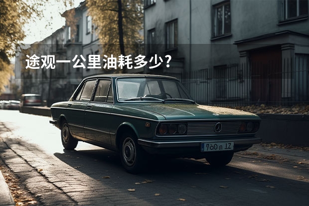 途观一公里油耗多少?