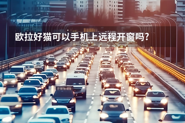 欧拉好猫可以手机上远程开窗吗?