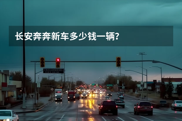 长安奔奔新车多少钱一辆？