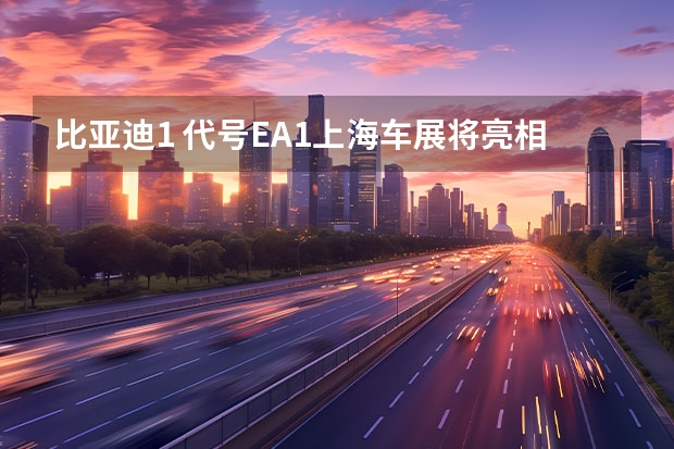 比亚迪1 代号EA1/上海车展将亮相