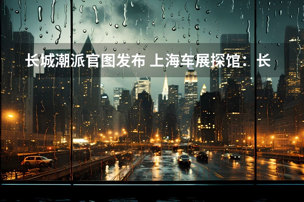 长城潮派官图发布 上海车展探馆：长城炮皮卡旅装炮