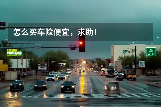 怎么买车险便宜，求助！