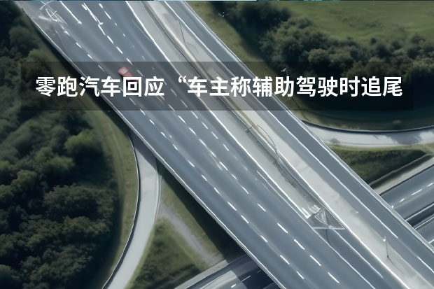 零跑汽车回应“车主称辅助驾驶时追尾前车”：系人为驾驶状态，该如何证明？