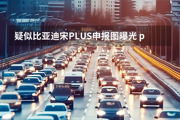 疑似比亚迪宋PLUS申报图曝光 p上市