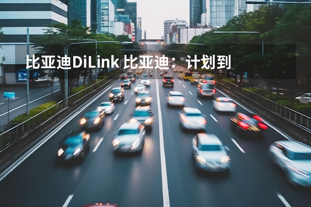比亚迪DiLink 比亚迪：计划到2025年在日本开设100家销售门店