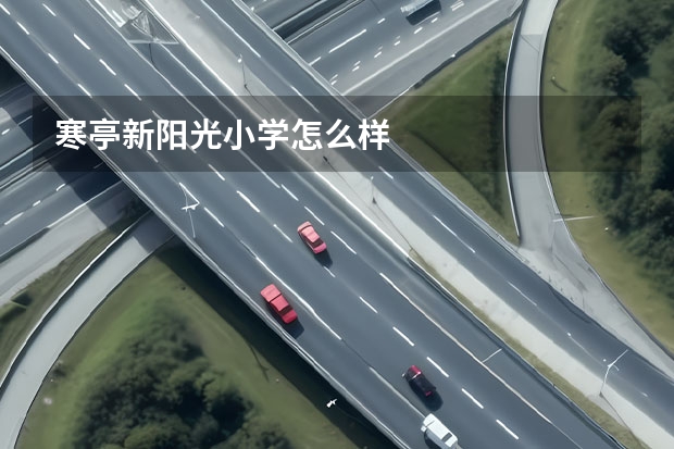 寒亭新阳光小学怎么样