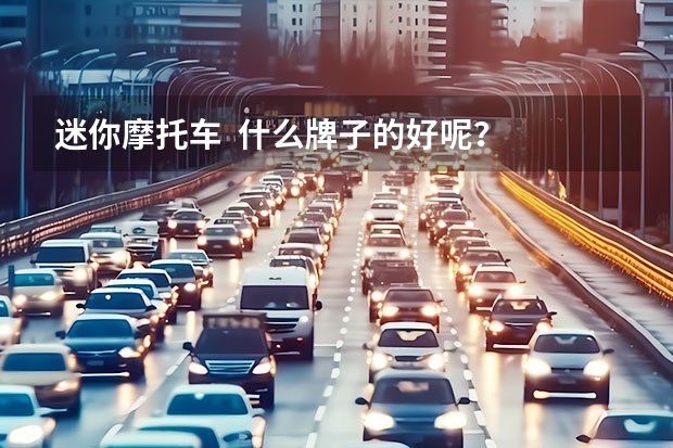 迷你摩托车 什么牌子的好呢?