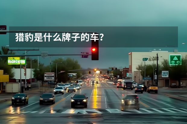 猎豹是什么牌子的车？