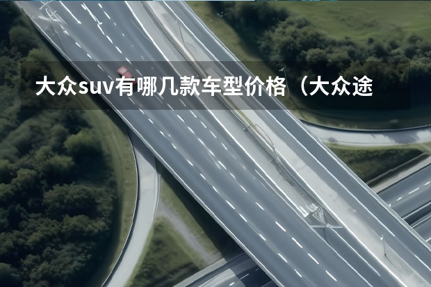 大众suv有哪几款车型价格（大众途观SUV报价详解）