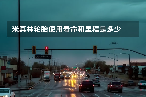 米其林轮胎使用寿命和里程是多少