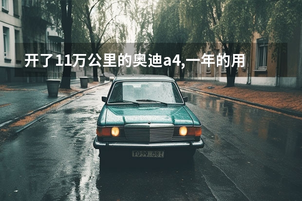 开了11万公里的奥迪a4,一年的用车成本是多少？