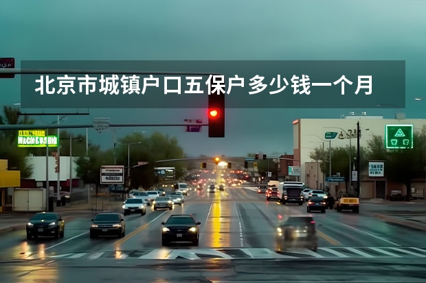 北京市城镇户口五保户多少钱一个月
