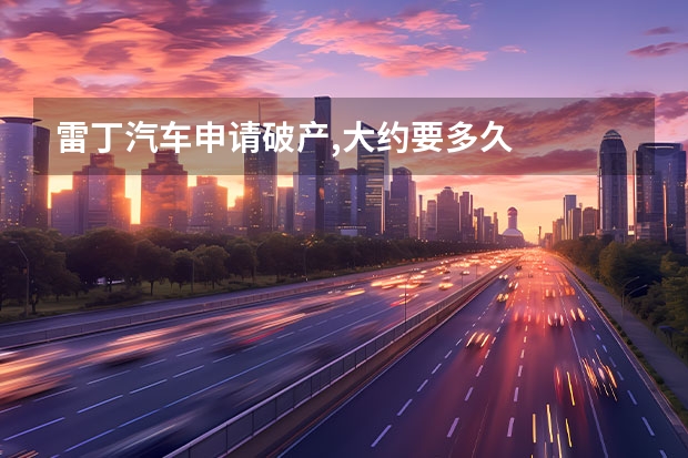 雷丁汽车申请破产,大约要多久