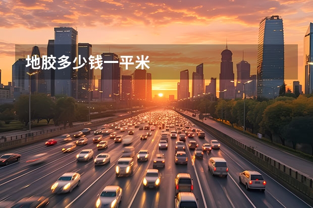 地胶多少钱一平米