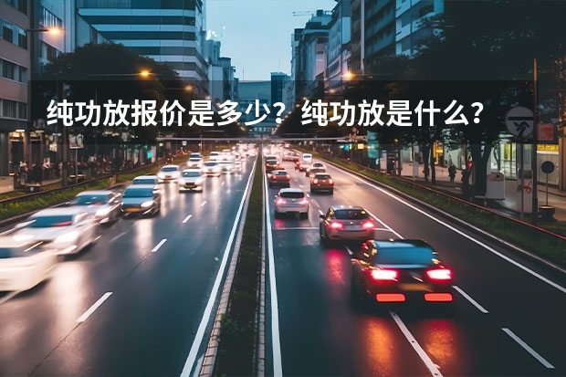 纯功放报价是多少？纯功放是什么？