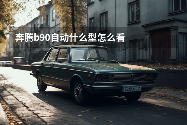 奔腾b90自动什么型怎么看