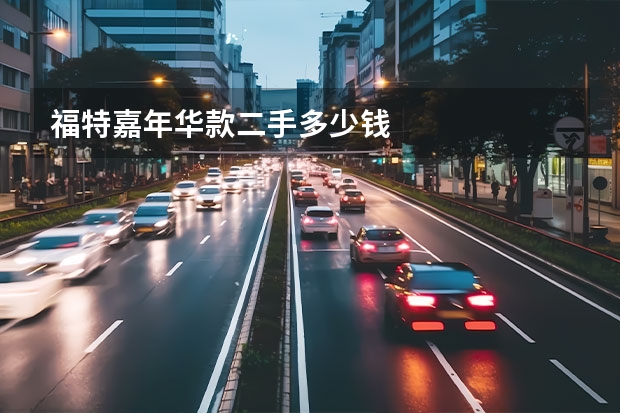福特嘉年华款二手多少钱