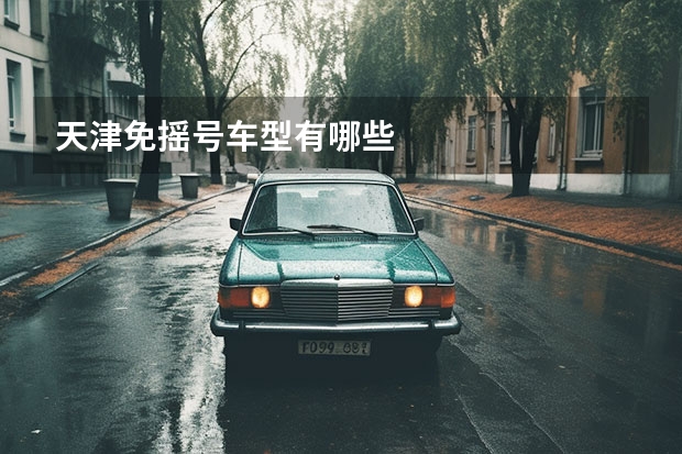 天津免摇号车型有哪些