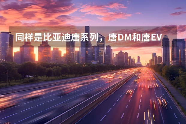 同样是比亚迪唐系列，唐DM和唐EV的区别究竟在哪里？
