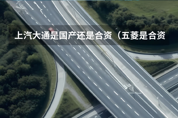 上汽大通是国产还是合资（五菱是合资车还是国产车）