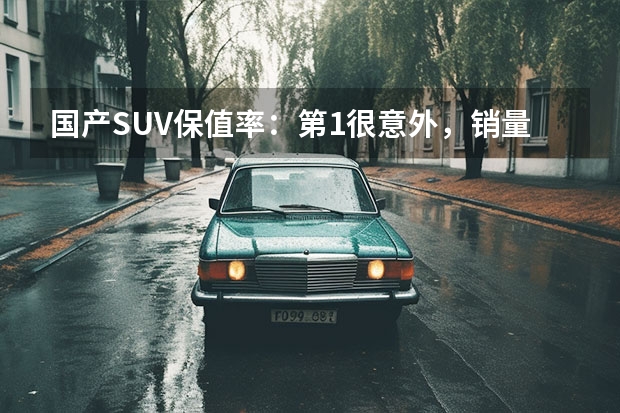 国产SUV保值率：第1很意外，销量越少越保值？（最保值的十款车？）