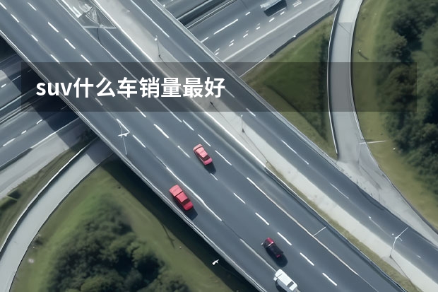 suv什么车销量最好