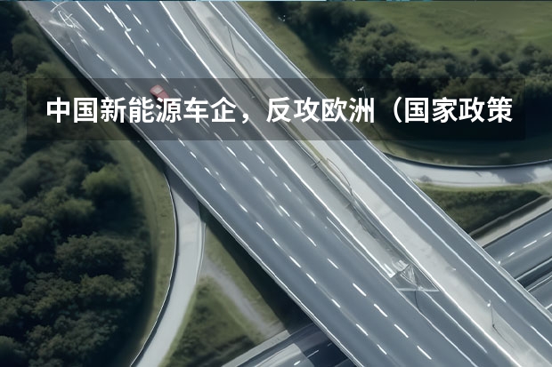 中国新能源车企，反攻欧洲（国家政策下新能源汽车发展优势？）