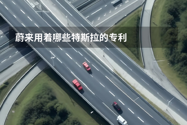 蔚来用着哪些特斯拉的专利