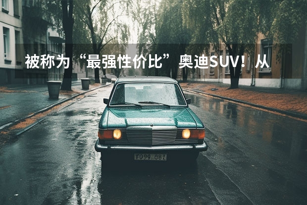 被称为“最强性价比”奥迪SUV！从22万降至16万！还买什么大众？