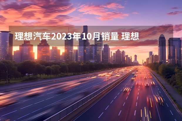 理想汽车2023年10月销量 理想11月销量