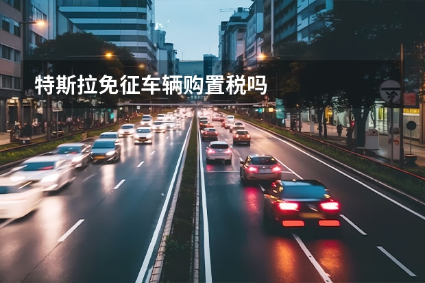 特斯拉免征车辆购置税吗