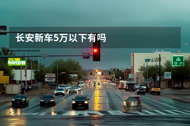 长安新车5万以下有吗