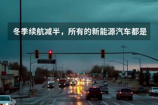 冬季续航减半，所有的新能源汽车都是这样的吗？