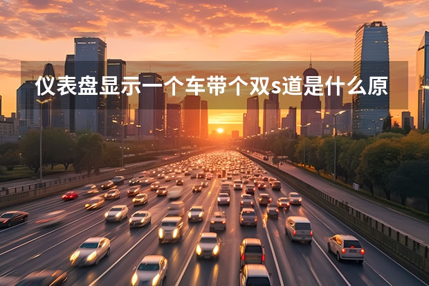 仪表盘显示一个车带个双s道是什么原因