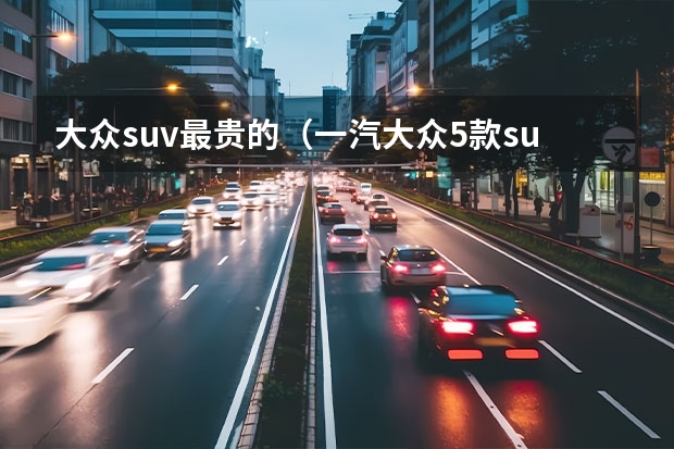 大众suv最贵的（一汽大众5款suv）
