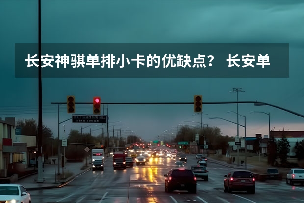 长安神骐单排小卡的优缺点？ 长安单排小货车载货1。5吨的那种型号好些