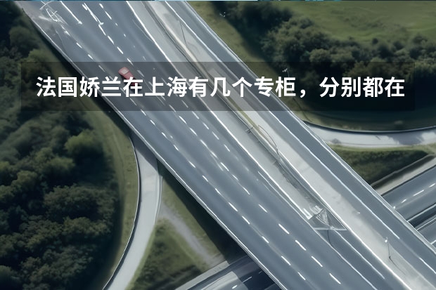 法国娇兰在上海有几个专柜，分别都在哪里？