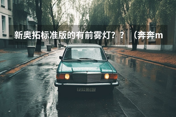 新奥拓标准版的有前雾灯??(奔奔mini大灯没法关闭为何)