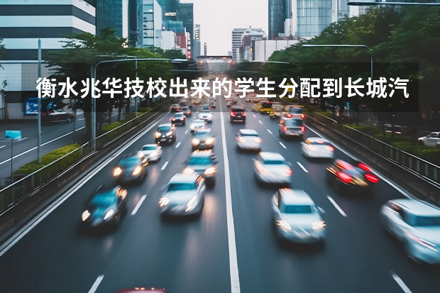 衡水兆华技校出来的学生分配到长城汽车制造厂后有发展前途吗