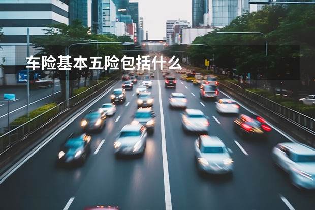 车险基本五险包括什么